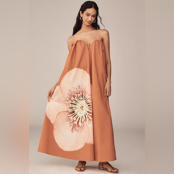 Significant Other Shiloh Maxi Dress Tangerine Rose Size 4 NWT - Picture 2 of 10